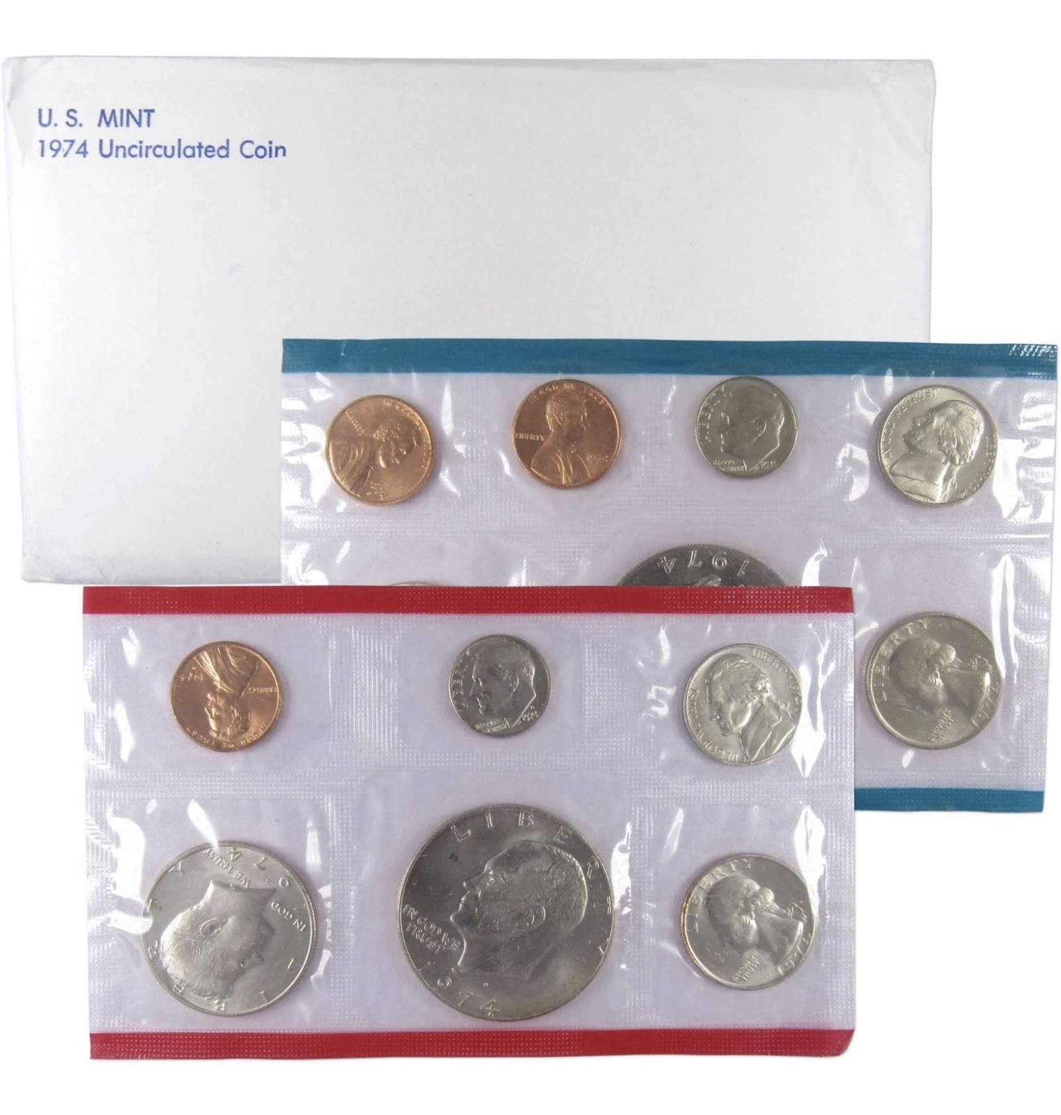 1974 Uncirculated Coin Set U.S Mint Original Government Packaging OGP