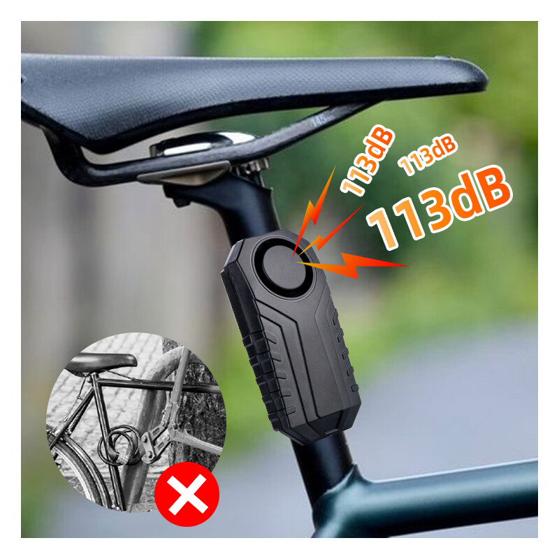 Waterproof Vibration Alarm for E-Bike, Electric Bike, Scooter, 3D Motion