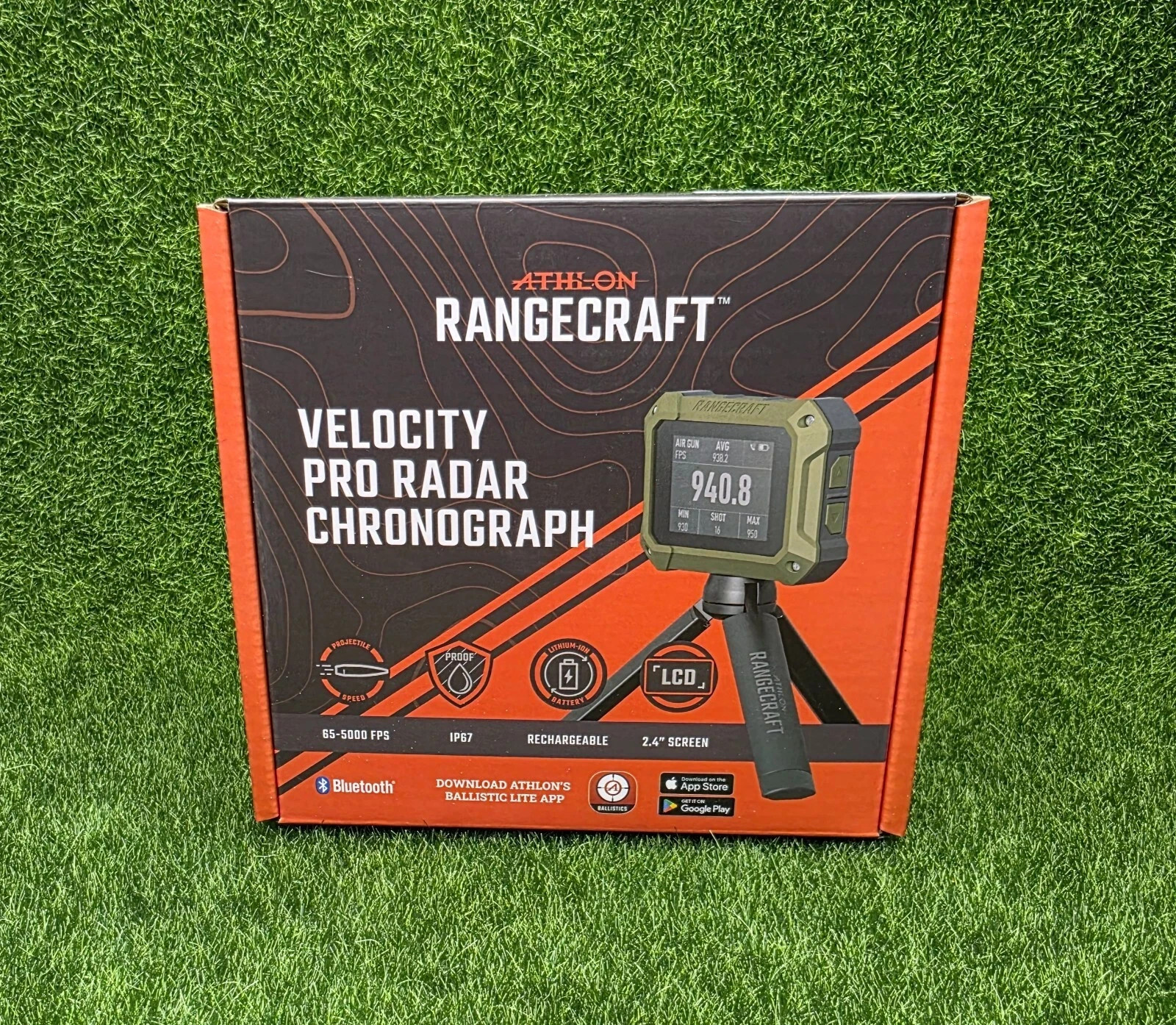 NEW Athlon Optics Rangecraft Velocity Pro Radar Chronograph 2.4" Display 707301
