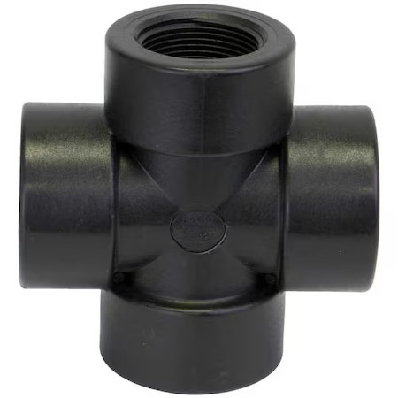 Banjo Cr125 Cross, Polypropylene, 1-1/4", Schedule 80, 300 Psi Max Pressure