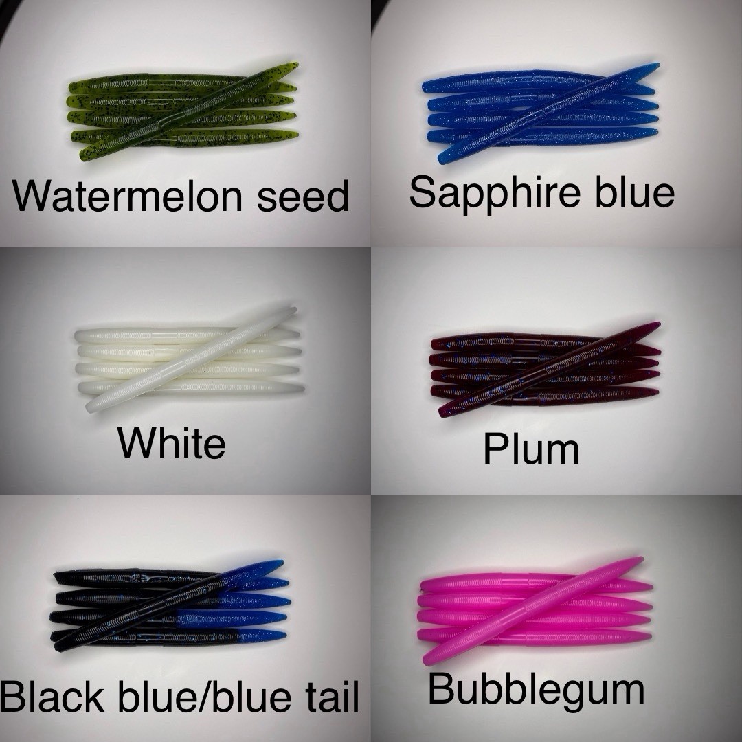 15ct Senko Style Worm Stick Bait 5  inch (Pick Your Color)