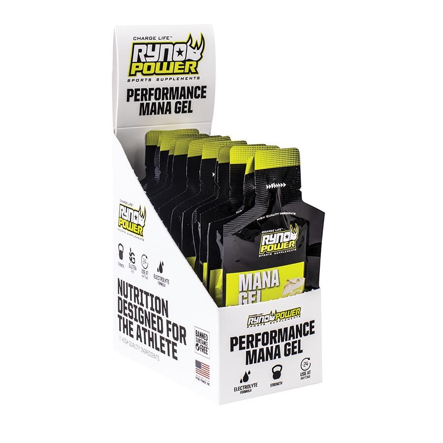 Ryno Power Mana Gel Gels Lemon, 12pcs