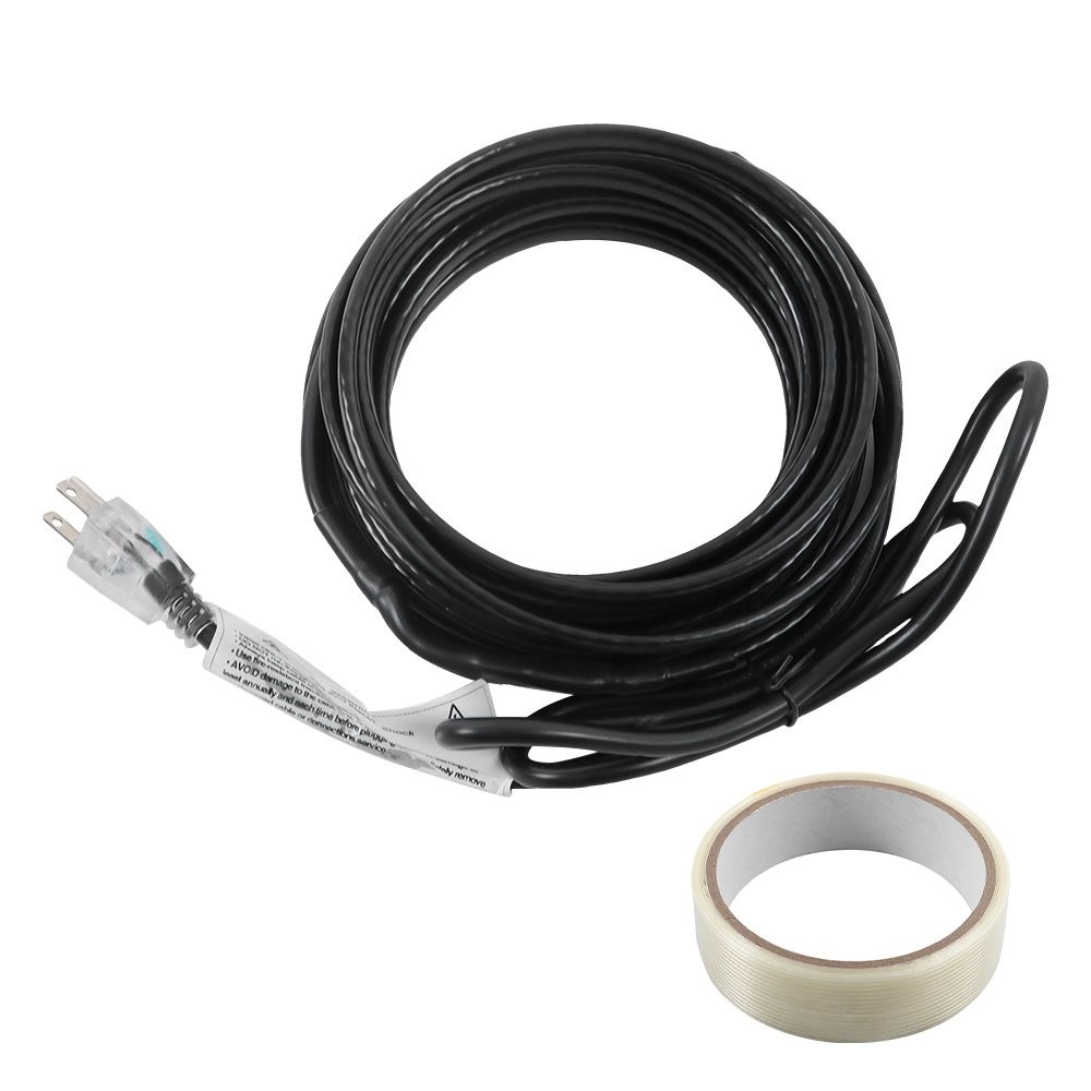 120V For Pipe Freeze Protection Heat Tape For Water Pipes Heating Cable  24 Feet