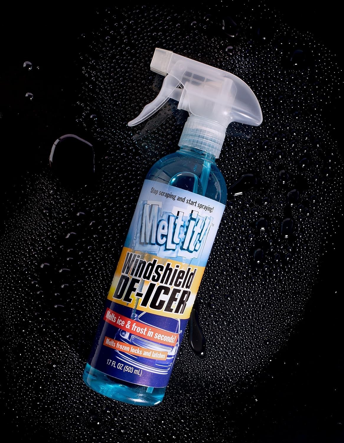 Melt It! High-Performance Windshield De-Icer for Safe Winter Driving - 17 Fl Oz
