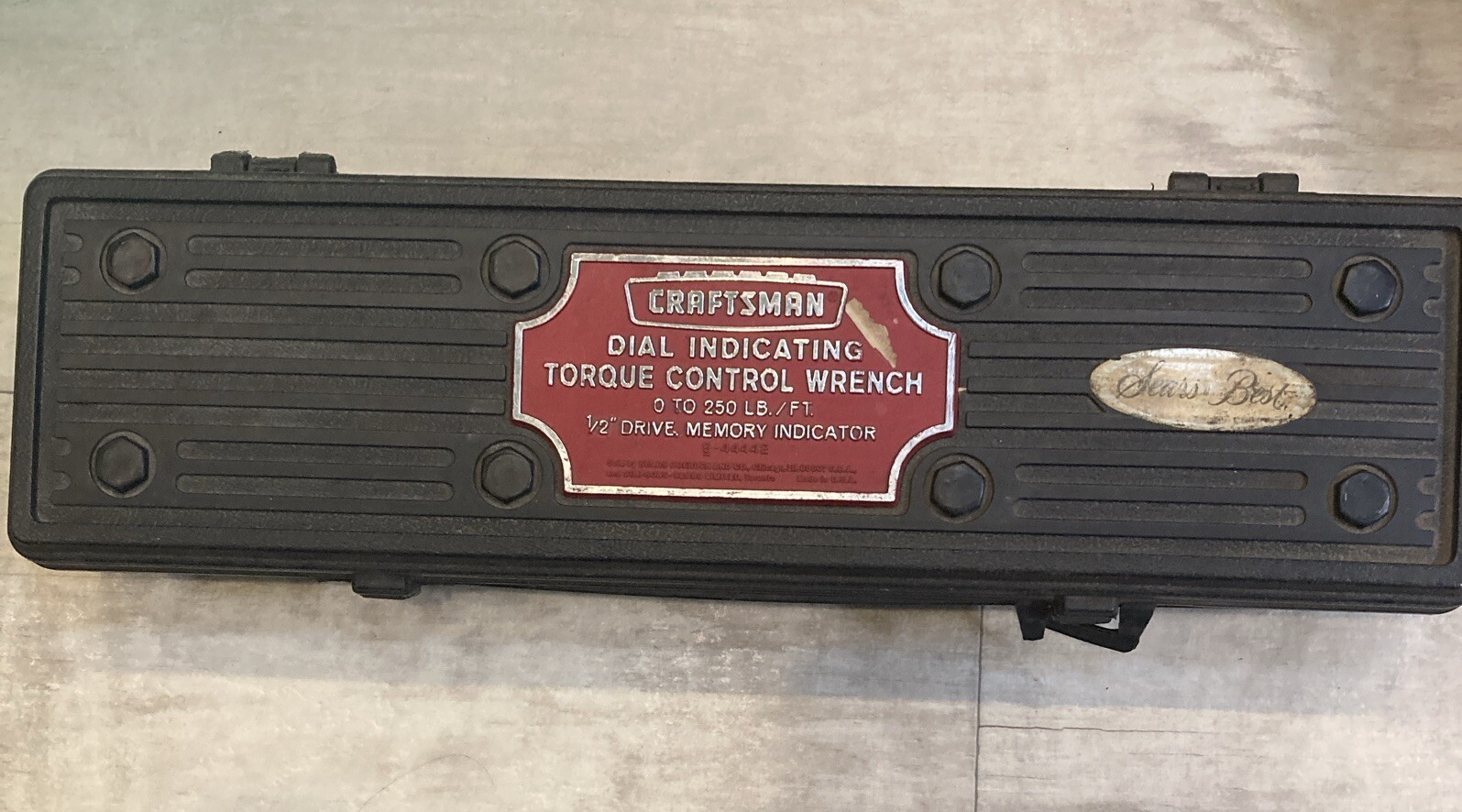 Craftsman #9-44442 1/2” Drive Dial Torque Wrench