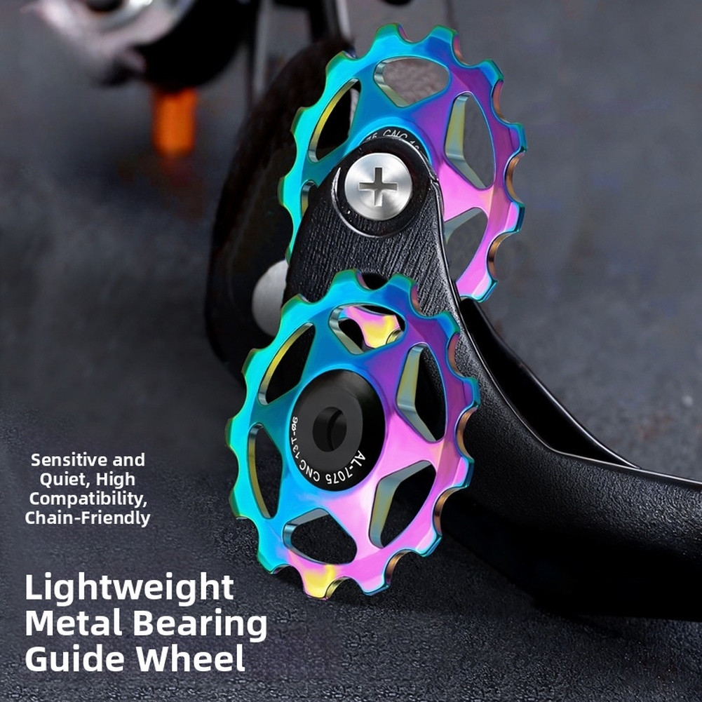 Gear Replacement Derailleur Pulley 11T 13T Aluminum Alloy Construction