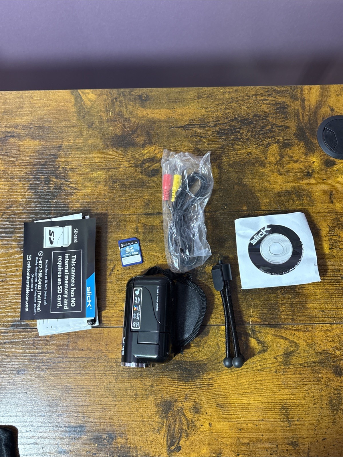 Slick SimpleFlix Digital Video Camera VC120BK-GB