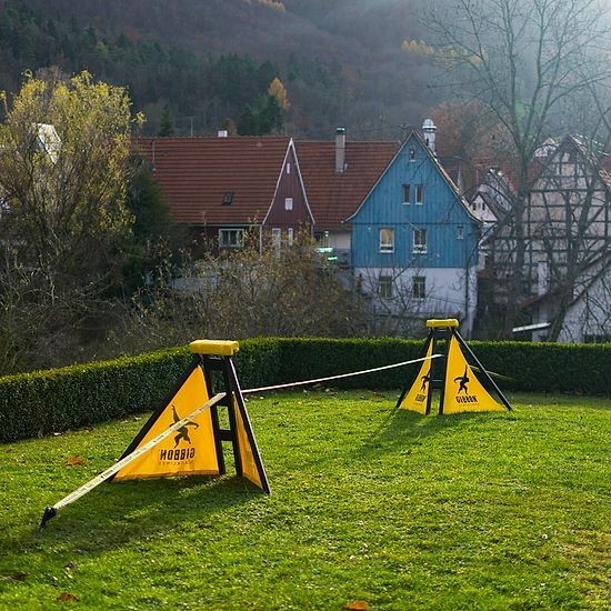 Gibbon Independence Classic Slackline Kit – Freestanding Backyard Slackline –New