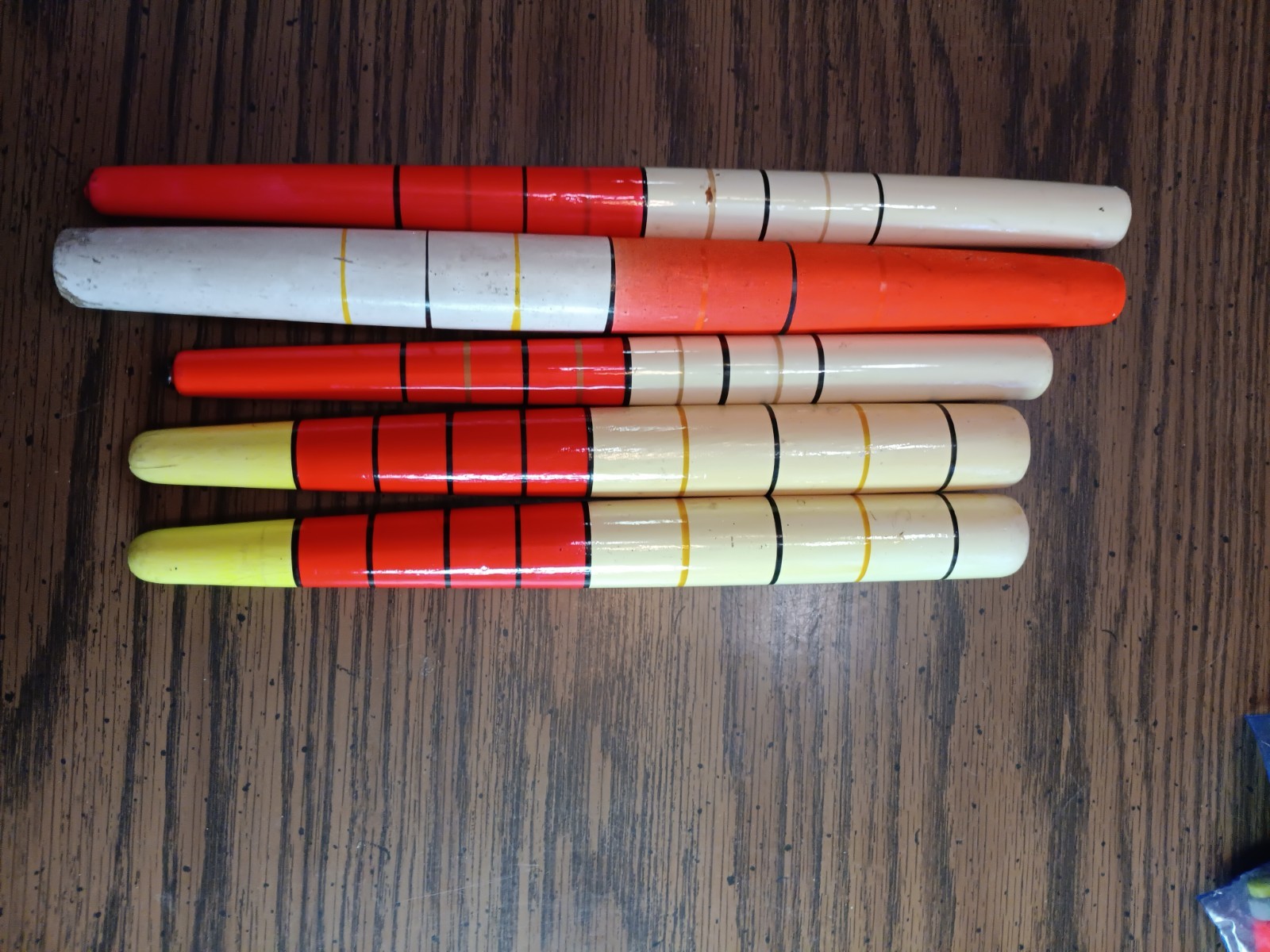 Lot of 5 Pole Floats