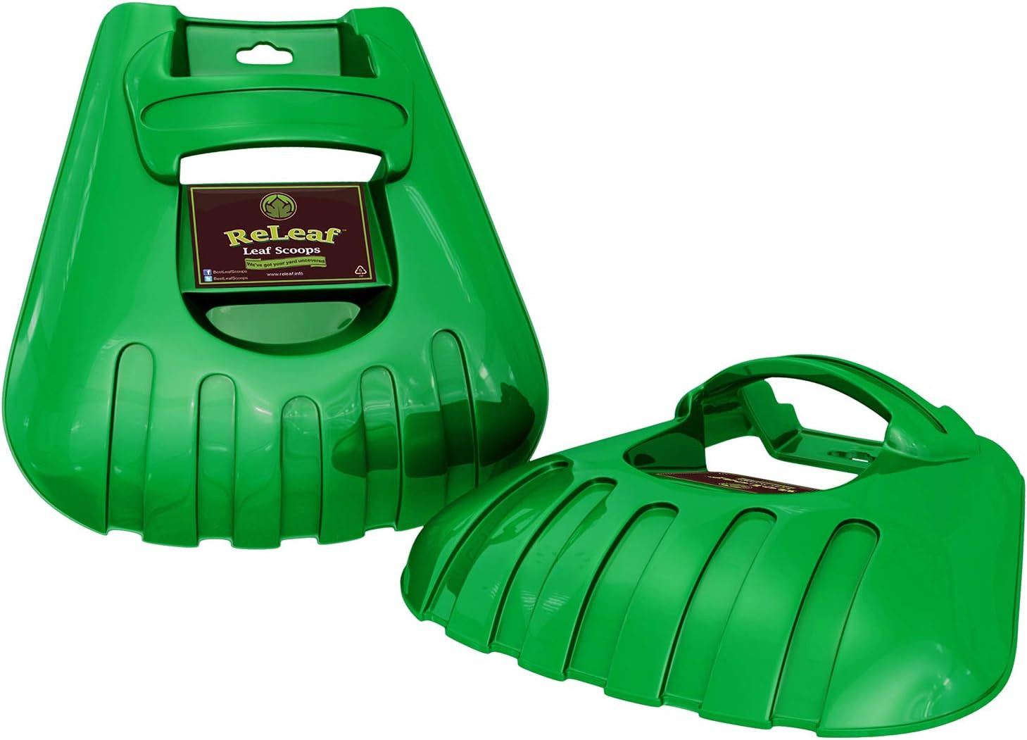 Releaf Leaf Scoops Pair – Ergonomic Oversized Lawn & Yard Rakes