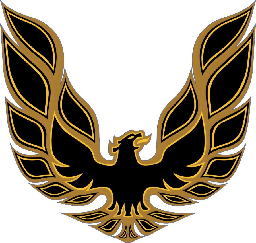 Pontiac Firebird 1977 logo Vinyl Sticker Waterproof