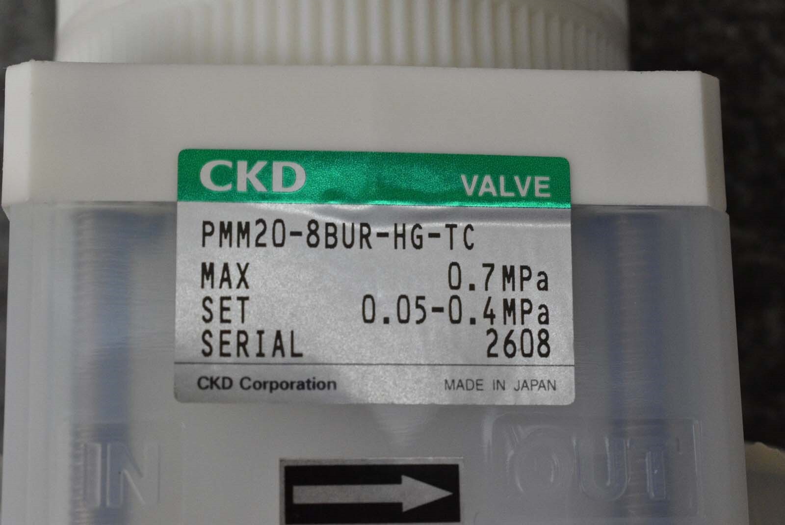 CKD PMM20-8BUR-HG-TC Valve