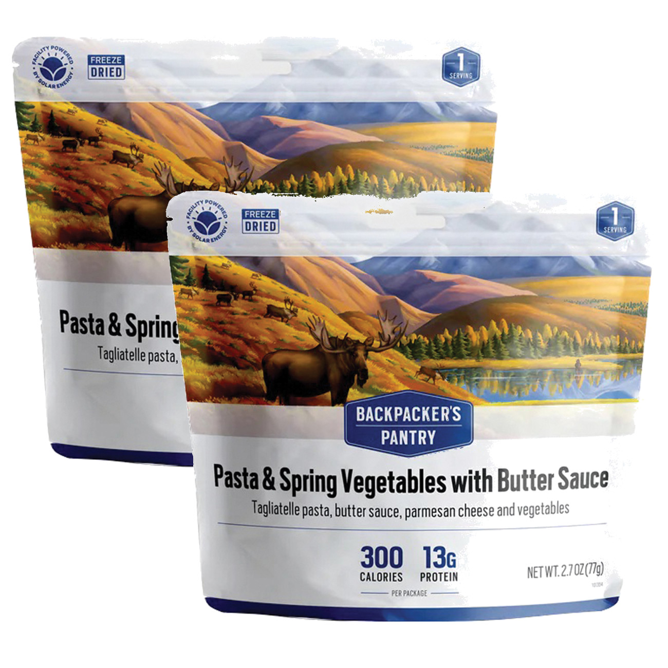 Pack of 2 Backpacker's Pantry Pasta Primavera - 1 Serving