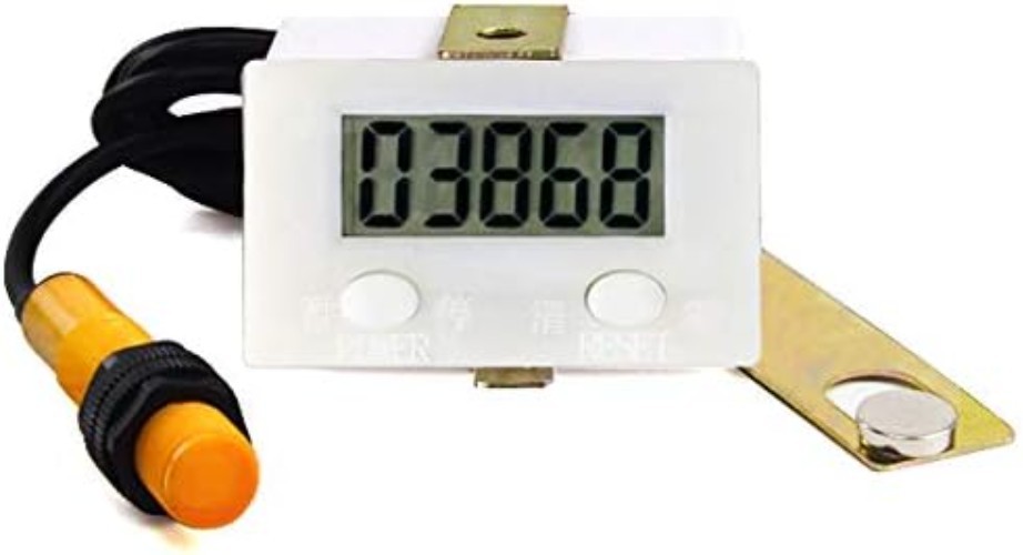 Precision LCD Digital 5-Digit Counter with Proximity Switch & Magnetic Mount