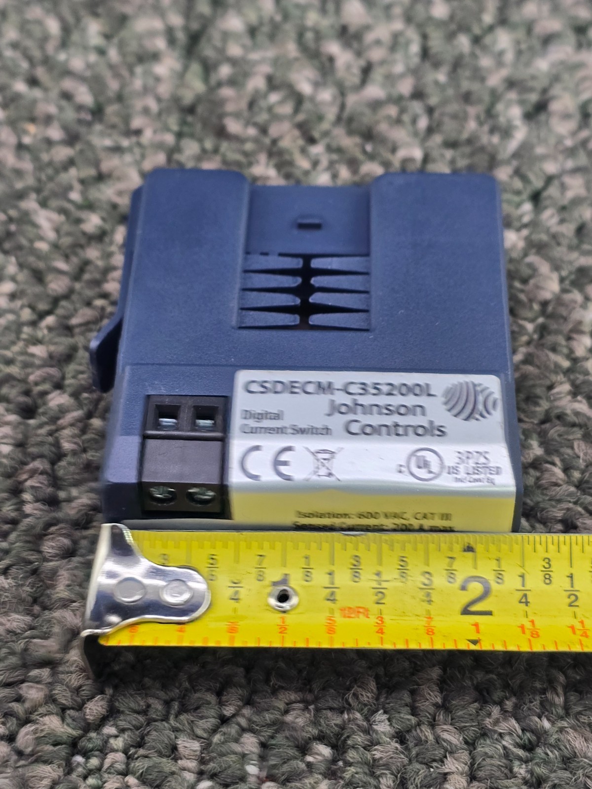 Johnson Controls CSDECM-C35200L0 Digital Current Switch, Current Sensing Relay