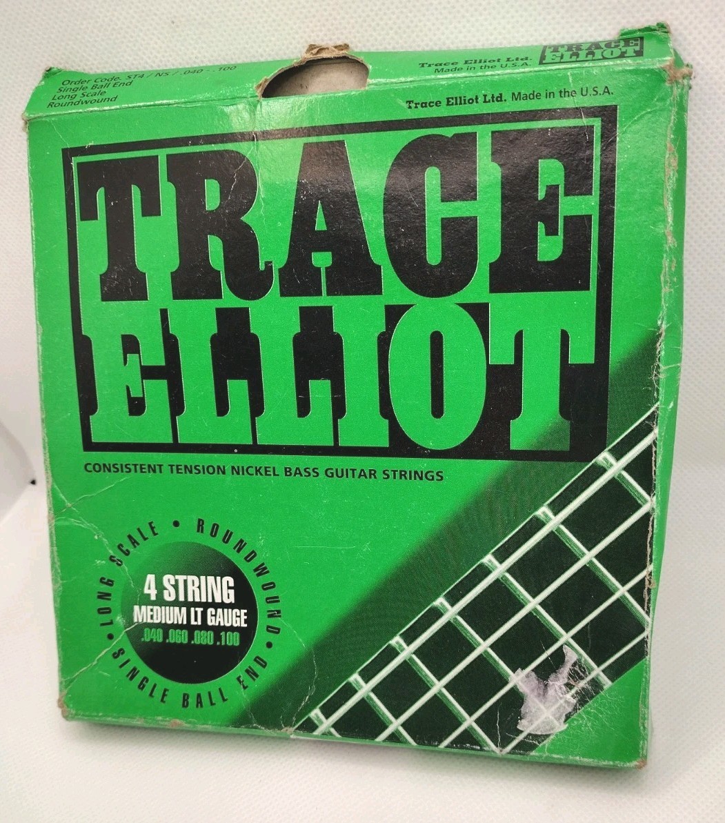 Trace Elliot Bass Guitar Strings Medium Light 40-100 NEW(Open Box) Free Shipping
