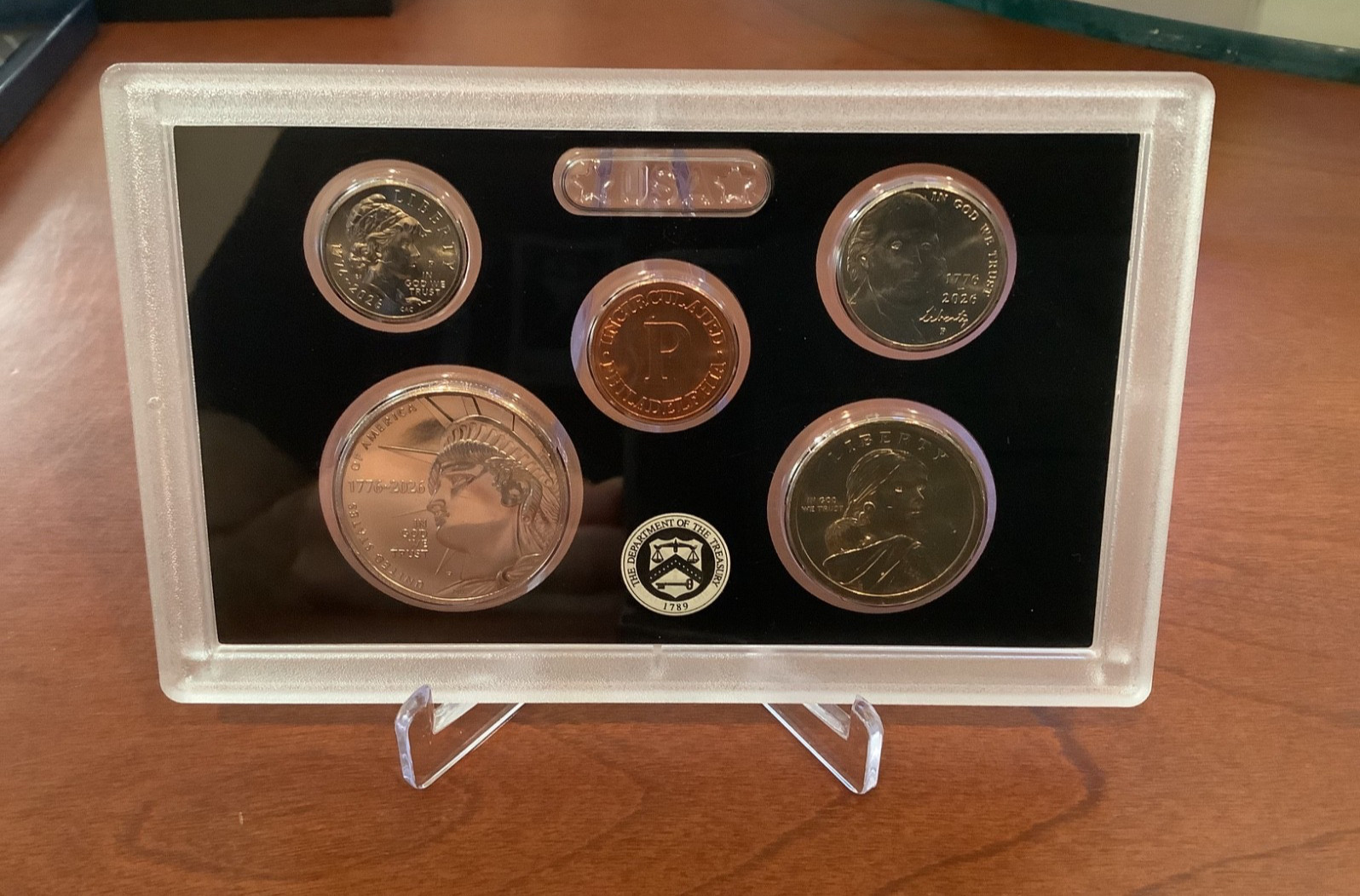 2026 P&D Semiquincentennial Dollar, Half, Nickel, Dime UNC Mint Set 8 coins
