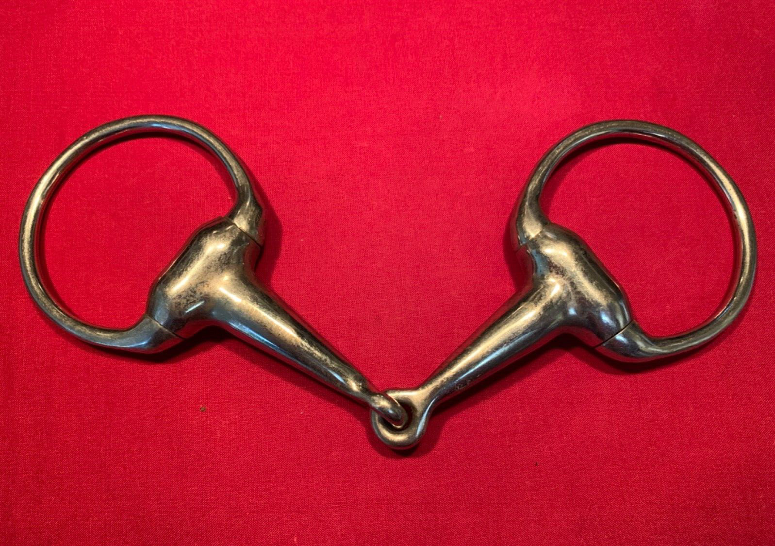 Korsteel Hollow Mouth Eggbutt Snaffle Bit Horse Bridle Stainless Steel 5"