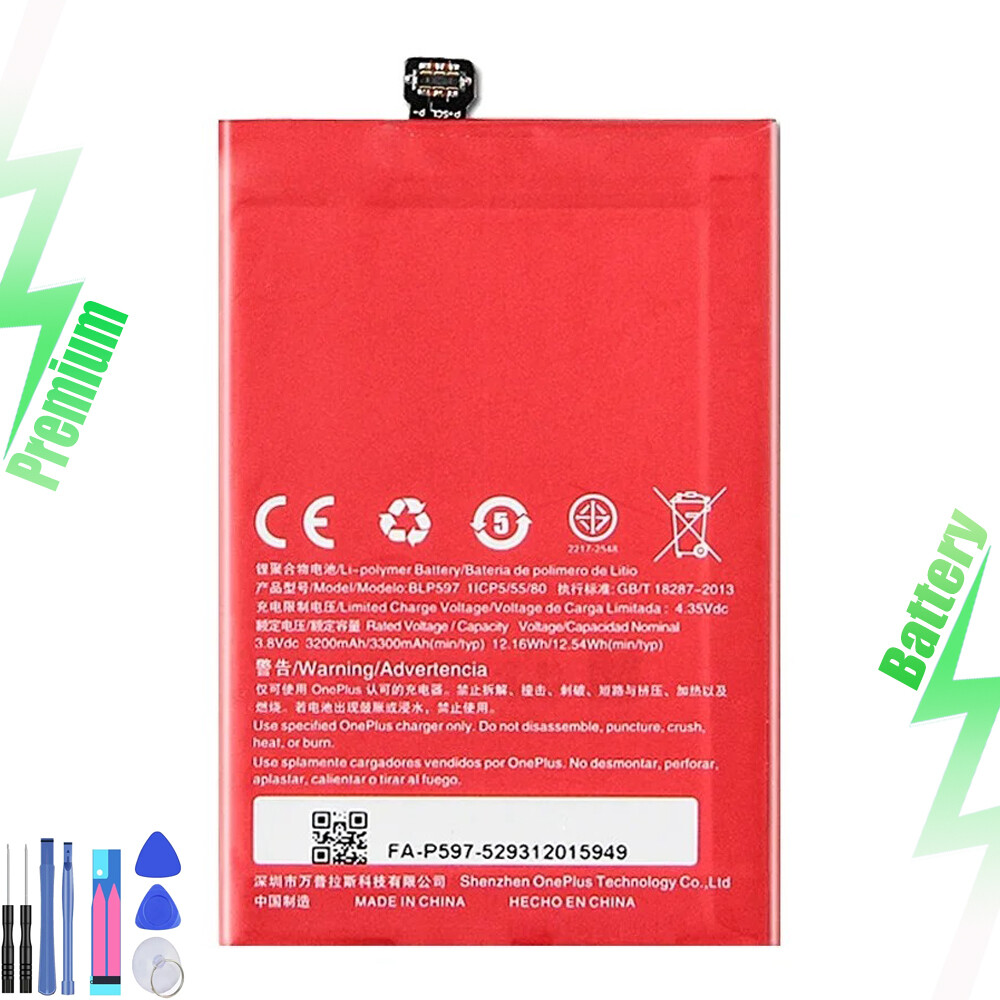 For OnePlus 2 A2001 A2003 A2005 Replacement Battery BLP597 Tools