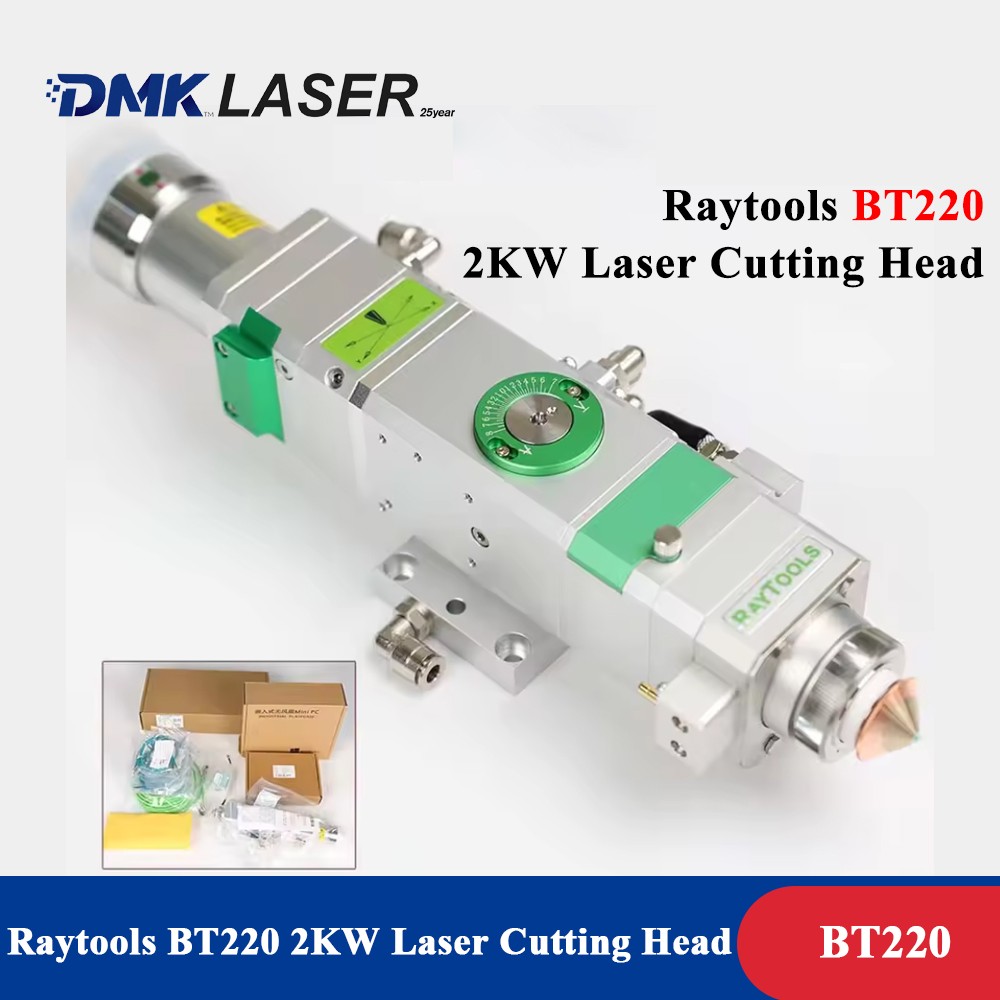 Raytools BT220 Laser Cutting Head 2KW CNC Laser Cut Machine For Laser Source