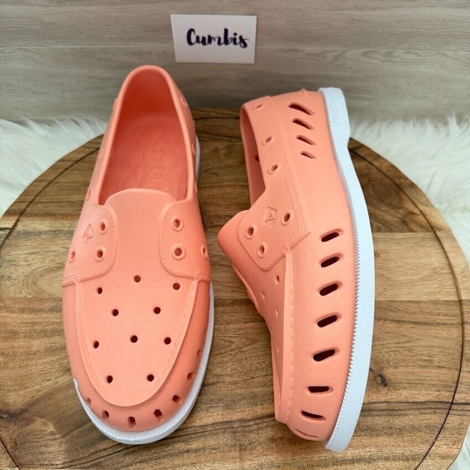 Sperry Top-Sider A/O Float Women's Size 11M White/Peach Boat Shoes NEW
