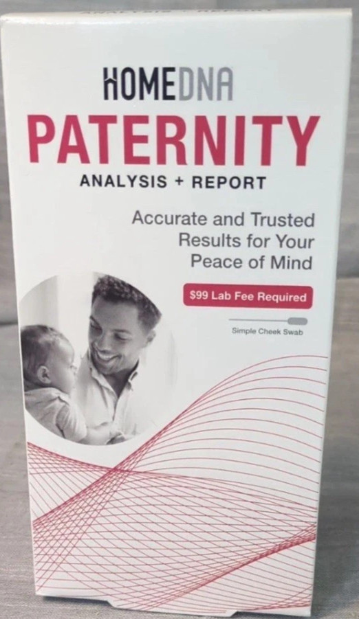 NEW HomeDNA Accurate Collection Kit Paternity Analysis + Report $99 Lab Fee Req