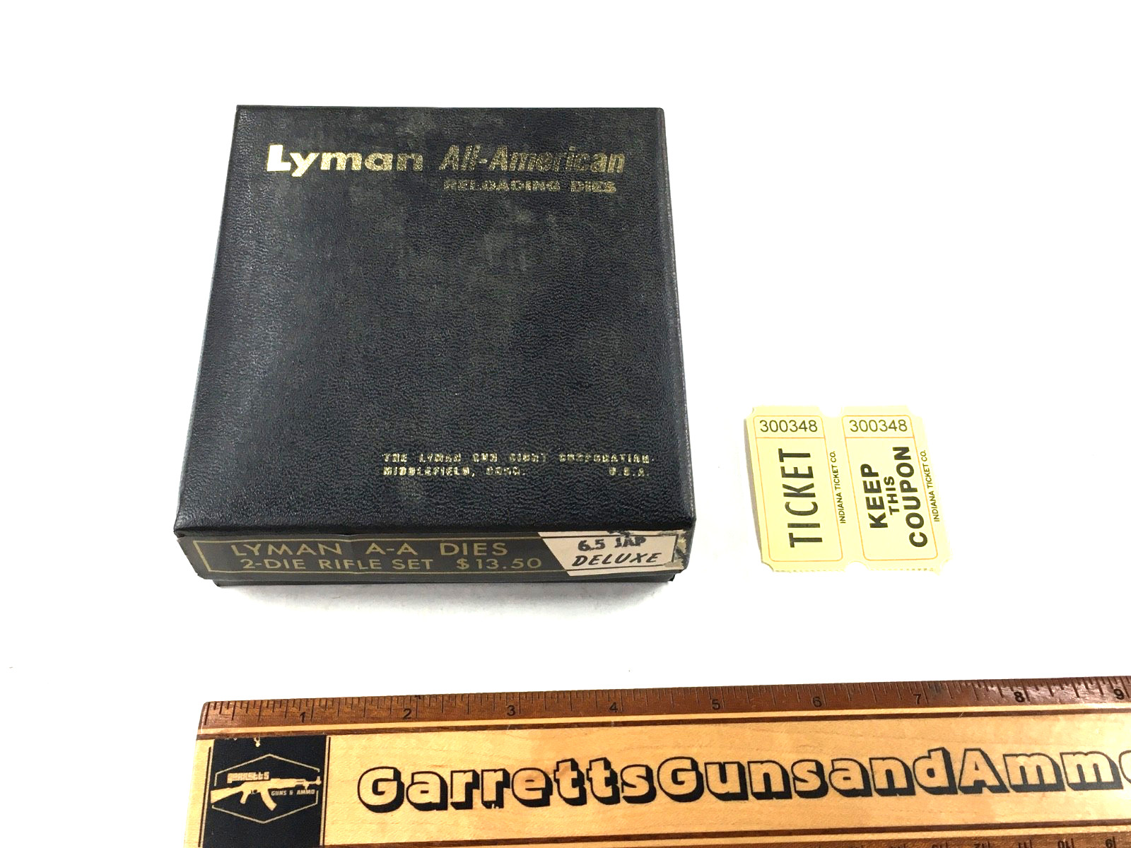Factory Lyman Deluxe 6.5 Japanese reloading dies 2 die set 300348
