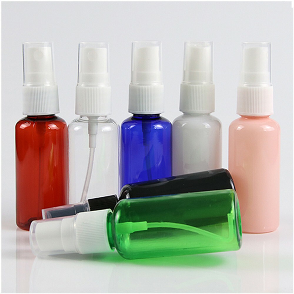 10-50PCS 30/50/100ML Colorful Plastic Perfume Atomizer Empty Spray Bottle Travel