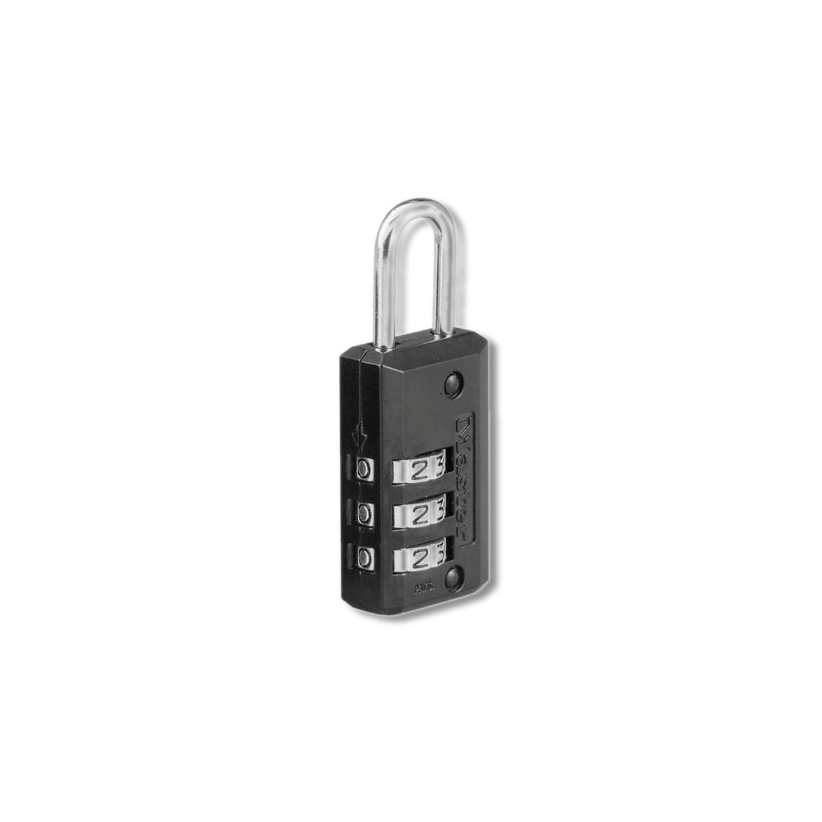 Master Lock 2.18 in X 13/16 in Steel 3-Dial Combination Padlock 646D