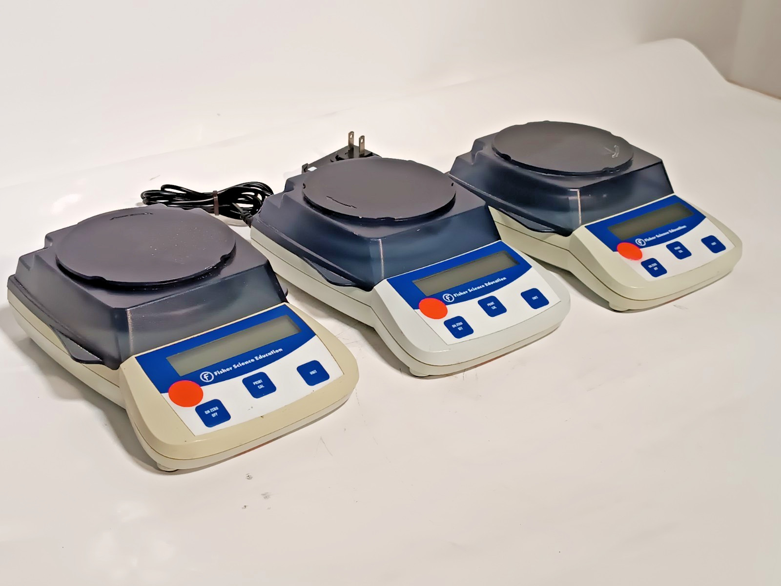 Lot of 3: Fisher Science Education SLF 303 Portable Balance Scales *For Parts*