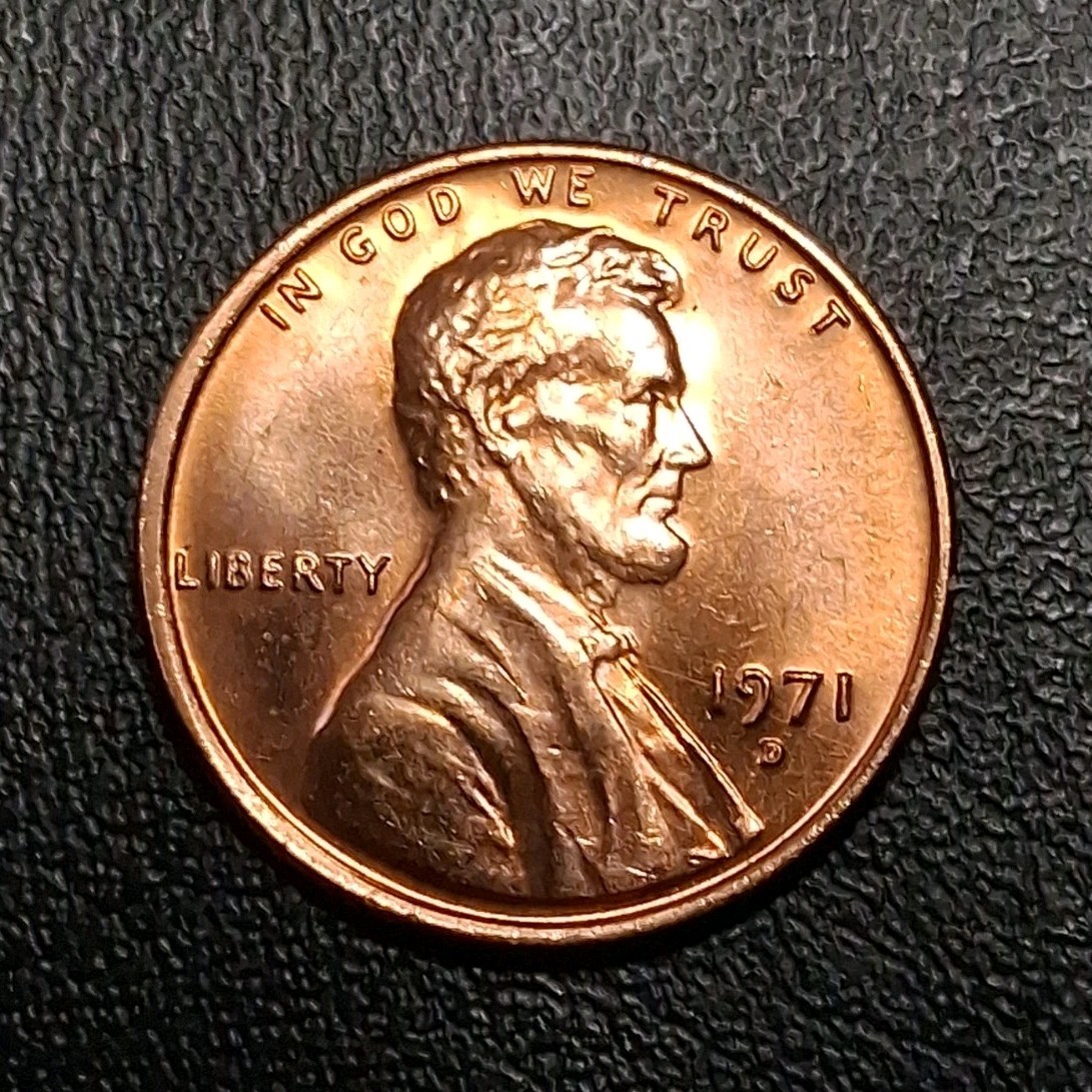1971-S/S (PL) (BU) DDO-004 FS#103 (RE-ENGRAVED BOW-TIE) & DDR-001 ERROR RED CENT
