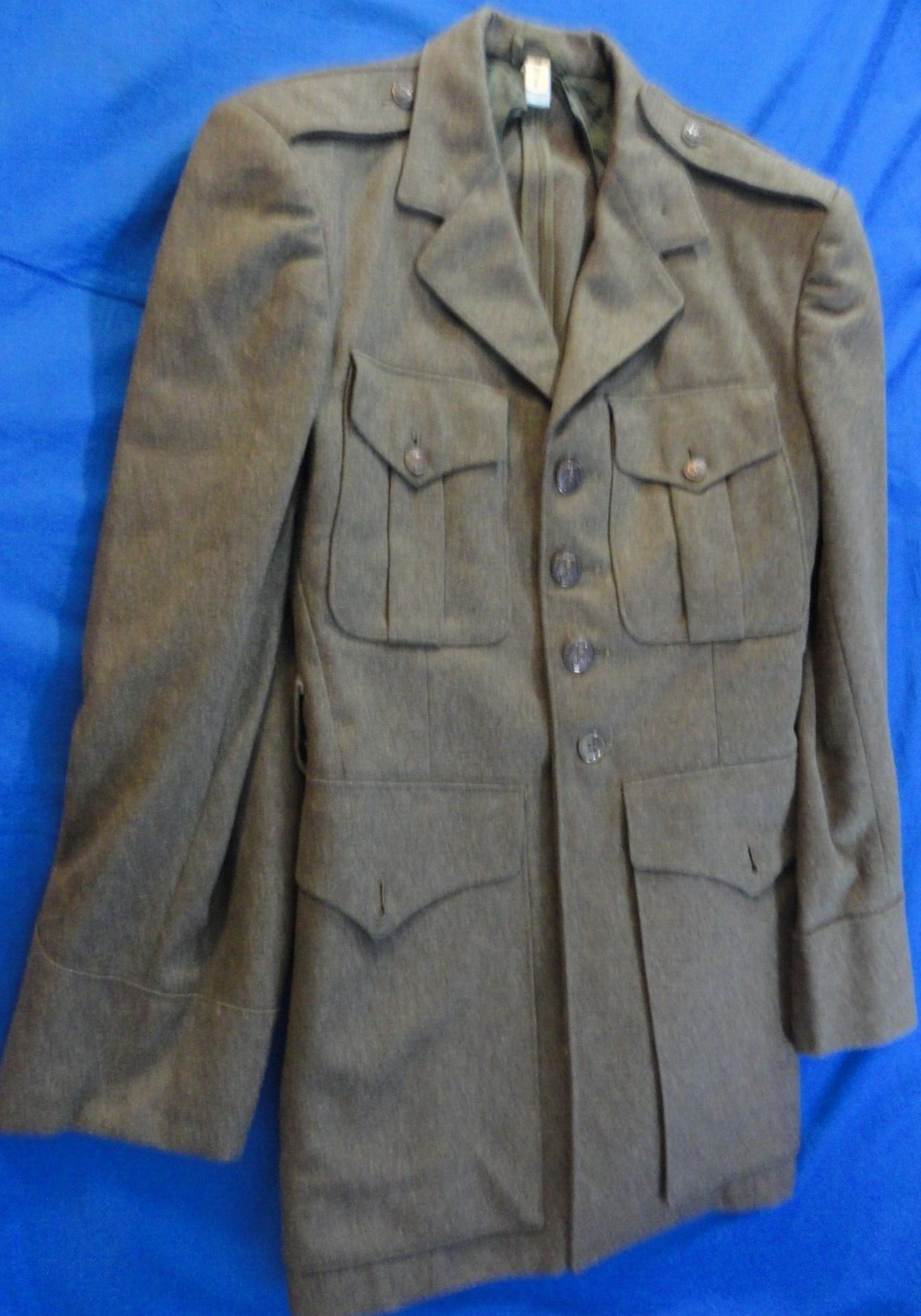 Sigmund Eisner Coat Wool ALPHA Jacket Military M-1951 USMC 1952 Men’s 36R