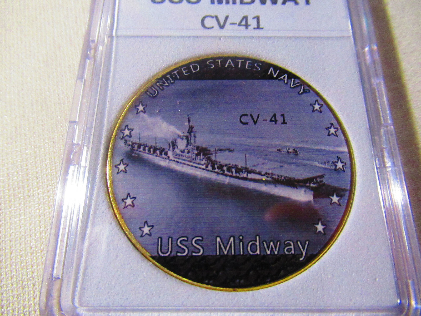 US NAVY - USS MIDWAY CV-41 Challenge Coin