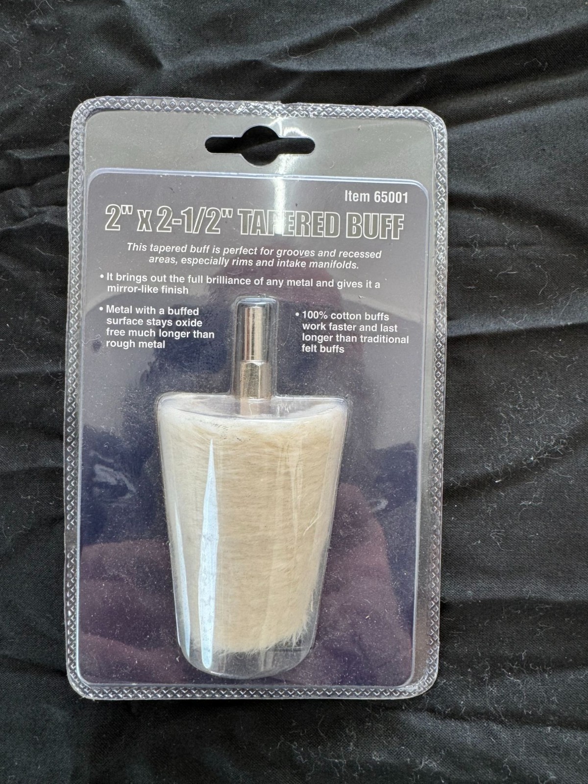 Lot of 100% Cotton Buffing Set For Metal Polishing Includes Tapered & Cylinder