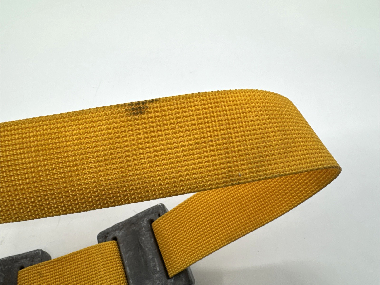 Vintage Diving Belt With 3 Lead Weights Quick Release Buckle Yellow Scuba Dive