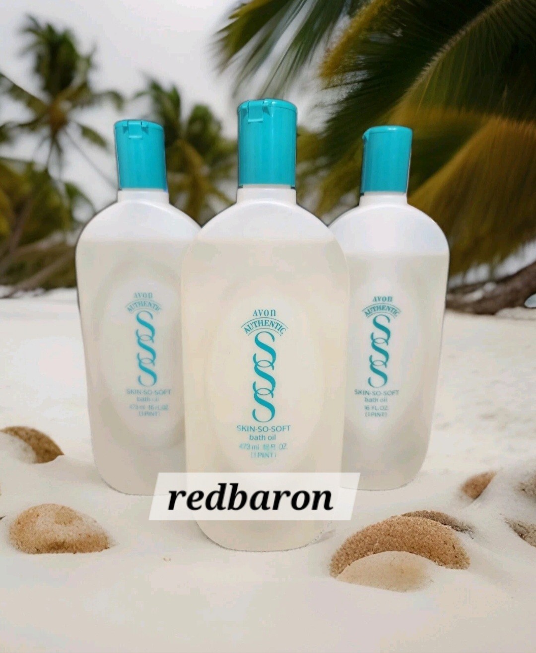 Lot of 3 Vintage Avon Skin So Soft Original Bath Oil 16oz * SEALED * d1991