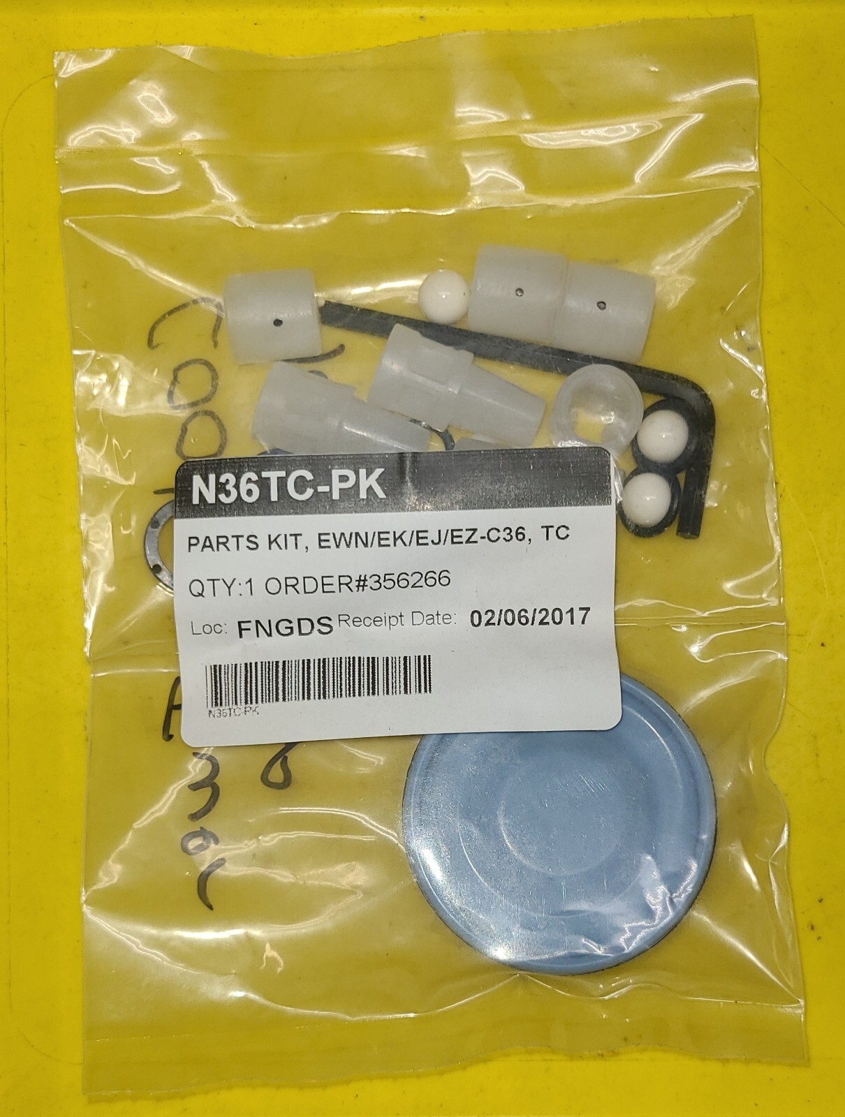 Walchem N36TC-PK PARTS KIT, EWN-36, TC Walchem Metering Pumps Repair Parts