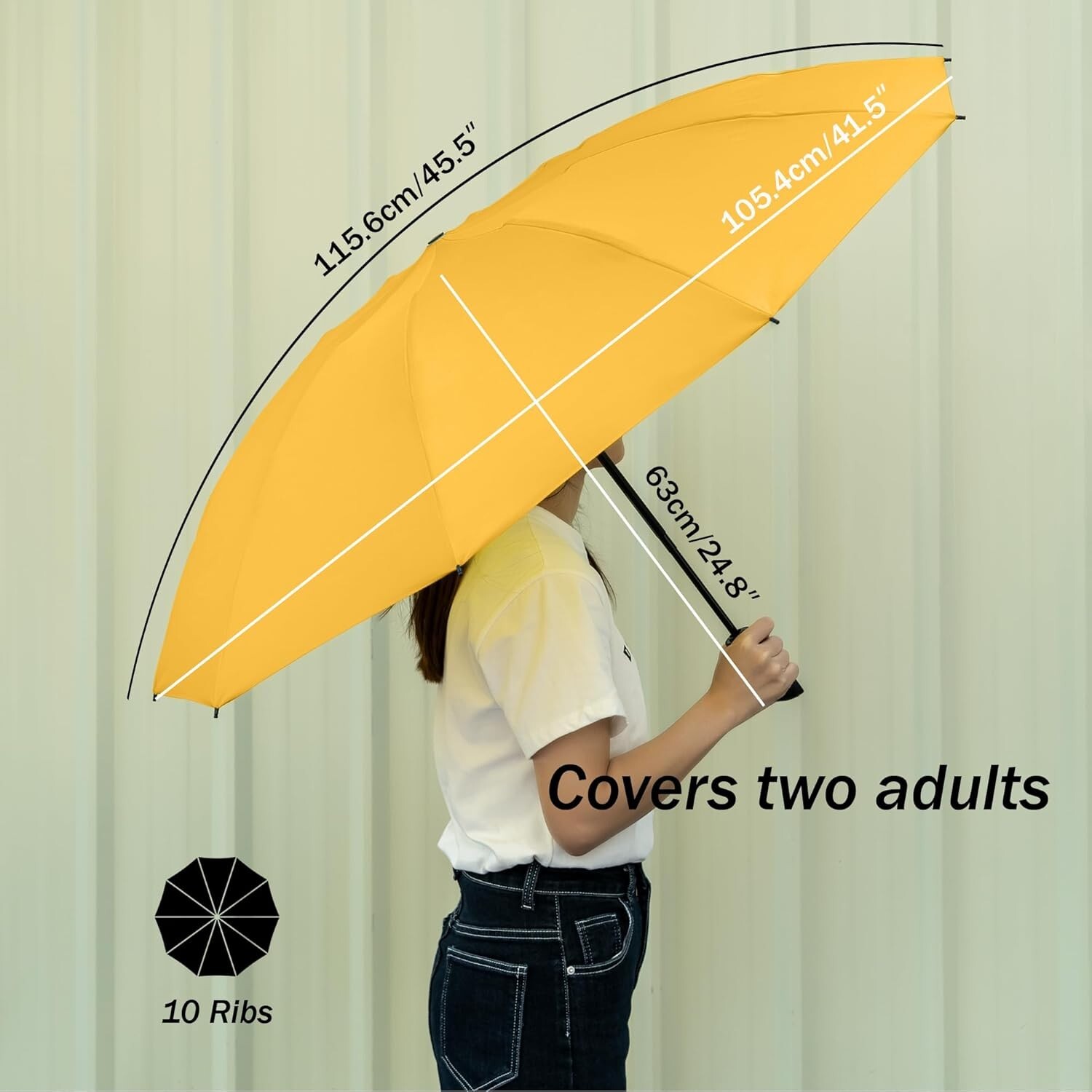 Umbrella Stormproof Folding Rain Windproof Compact with Automatic Men's Plain