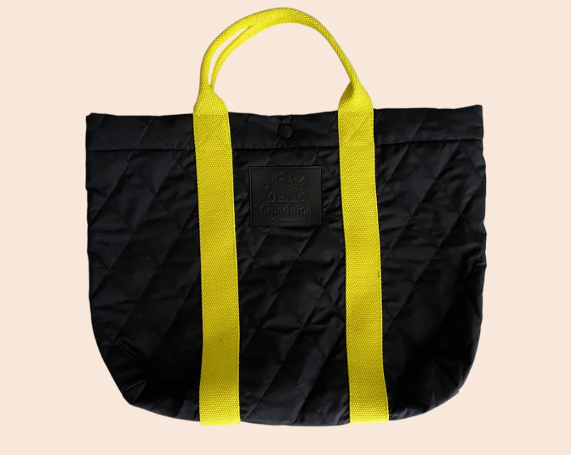 [Quadriga] Quilted Mini Tote Bag
