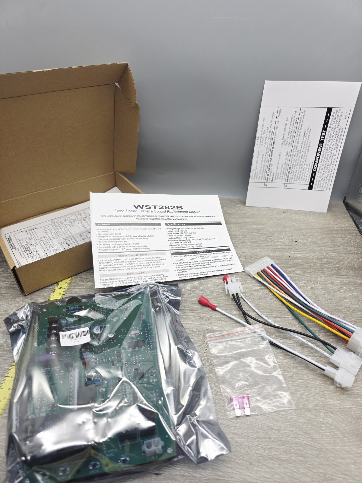 WST282B Fixed Speed Furnace Control Board Module HVAC Replacement