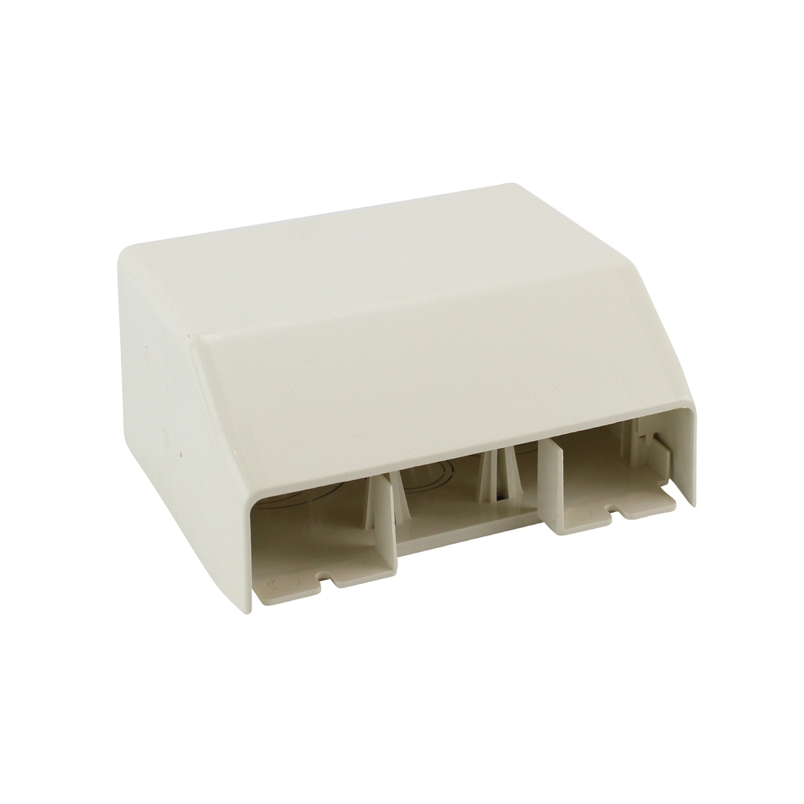 WIREMOLD 5510D ENTRANCE END FITTING 5500 SERIES RACEWAY, 3/4" - 2", IVORY