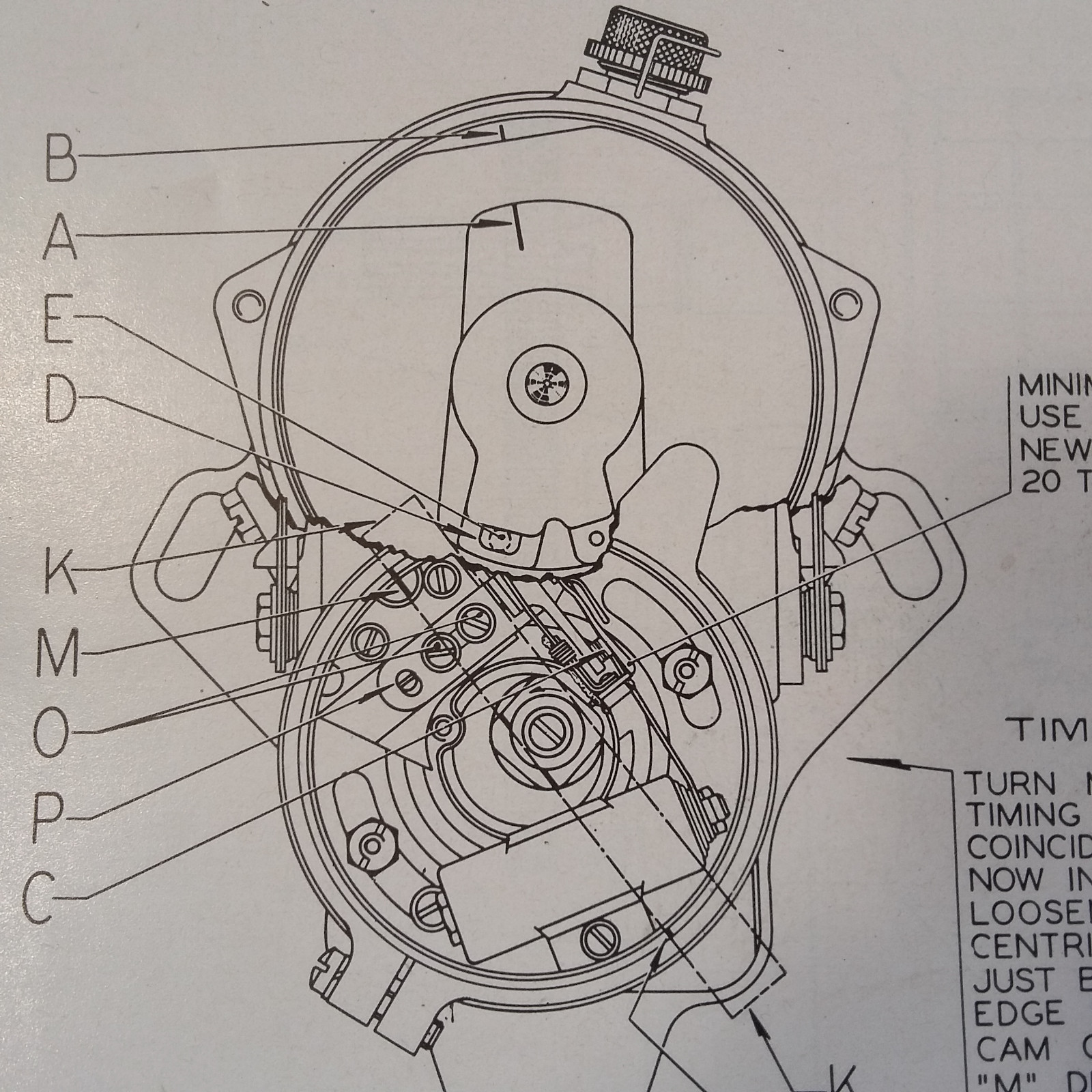 1943 Bendix Scintilla SF7RN-1 Service Instructions Booklet