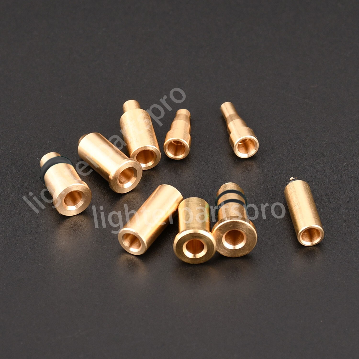 9pcs Reusable Gas Refill Adapters Metal for ST Dupont Dunhill and other Lighters