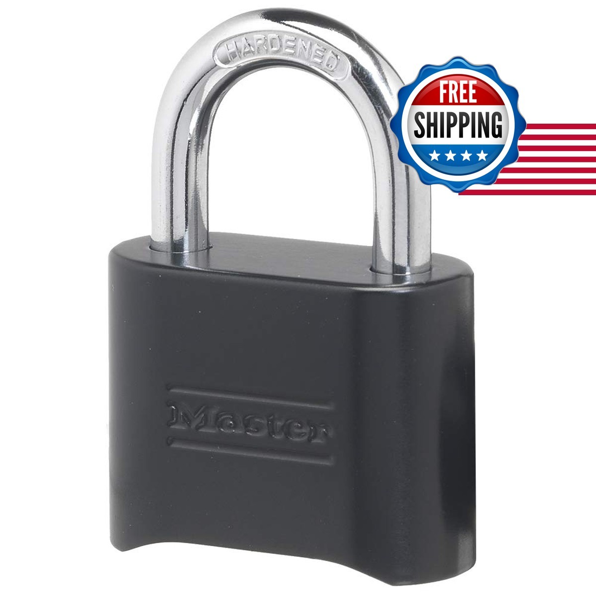 Master Lock 178D Black Combination Padlock Set Your Own Combo Weather Resistant