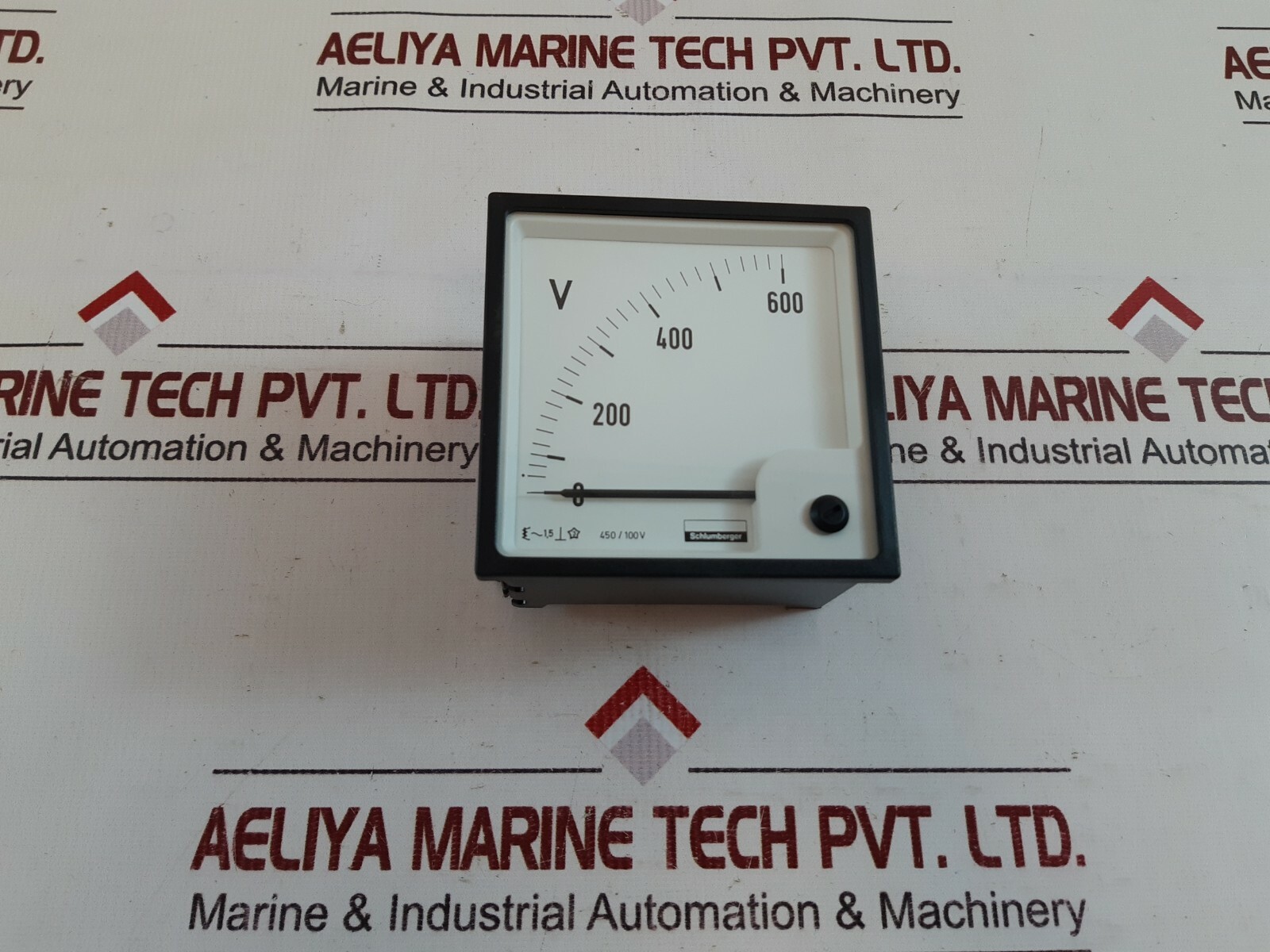 Schlumberger s2624 4855 voltmeter 0-600v