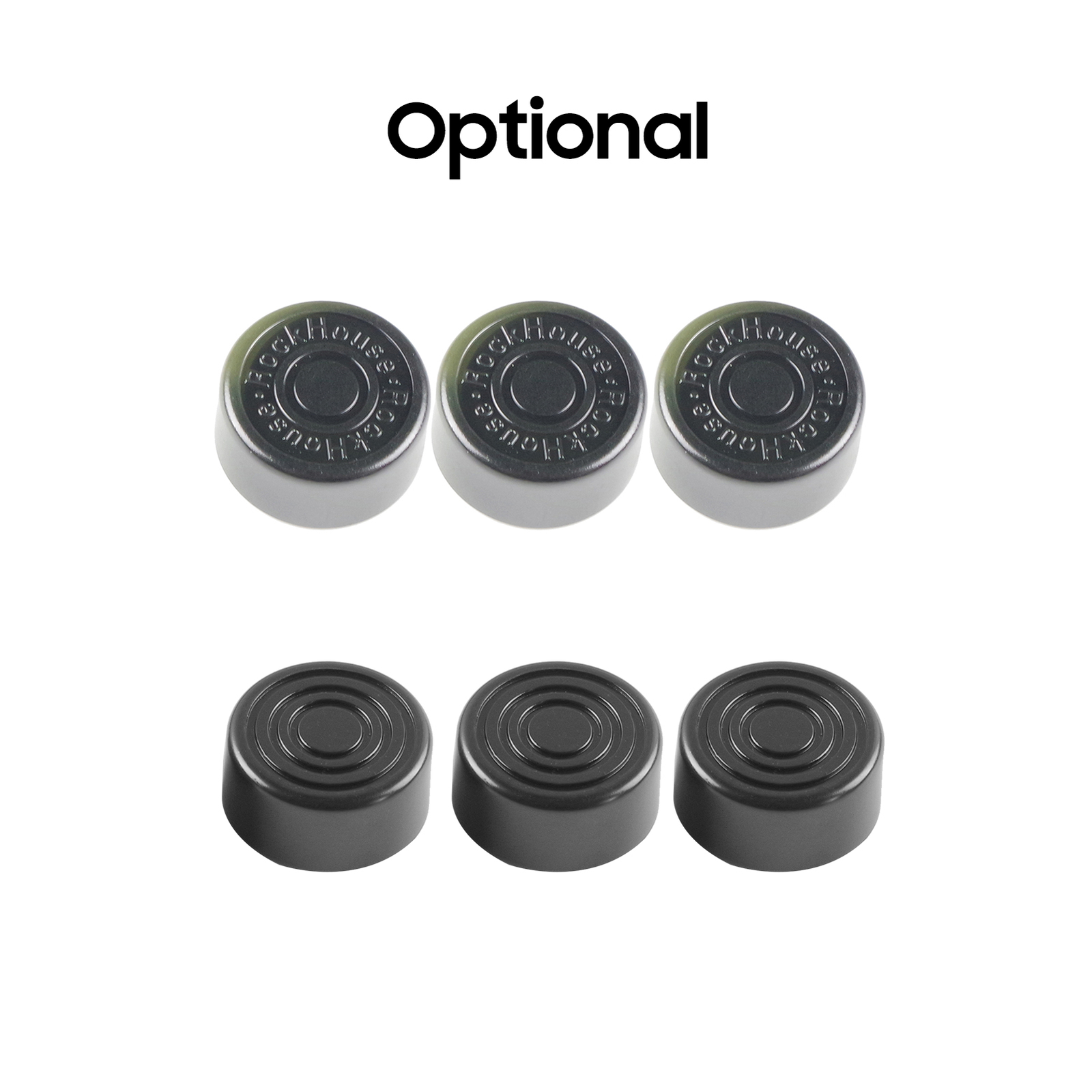 3pcs Footswitch Topper Protector ABS Bumpers for Guitar Effect Pedal Black B8B6
