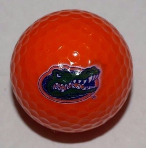 1 Dozen (NCAA Florida Gators LOGO) Assorted Orange Golf Balls