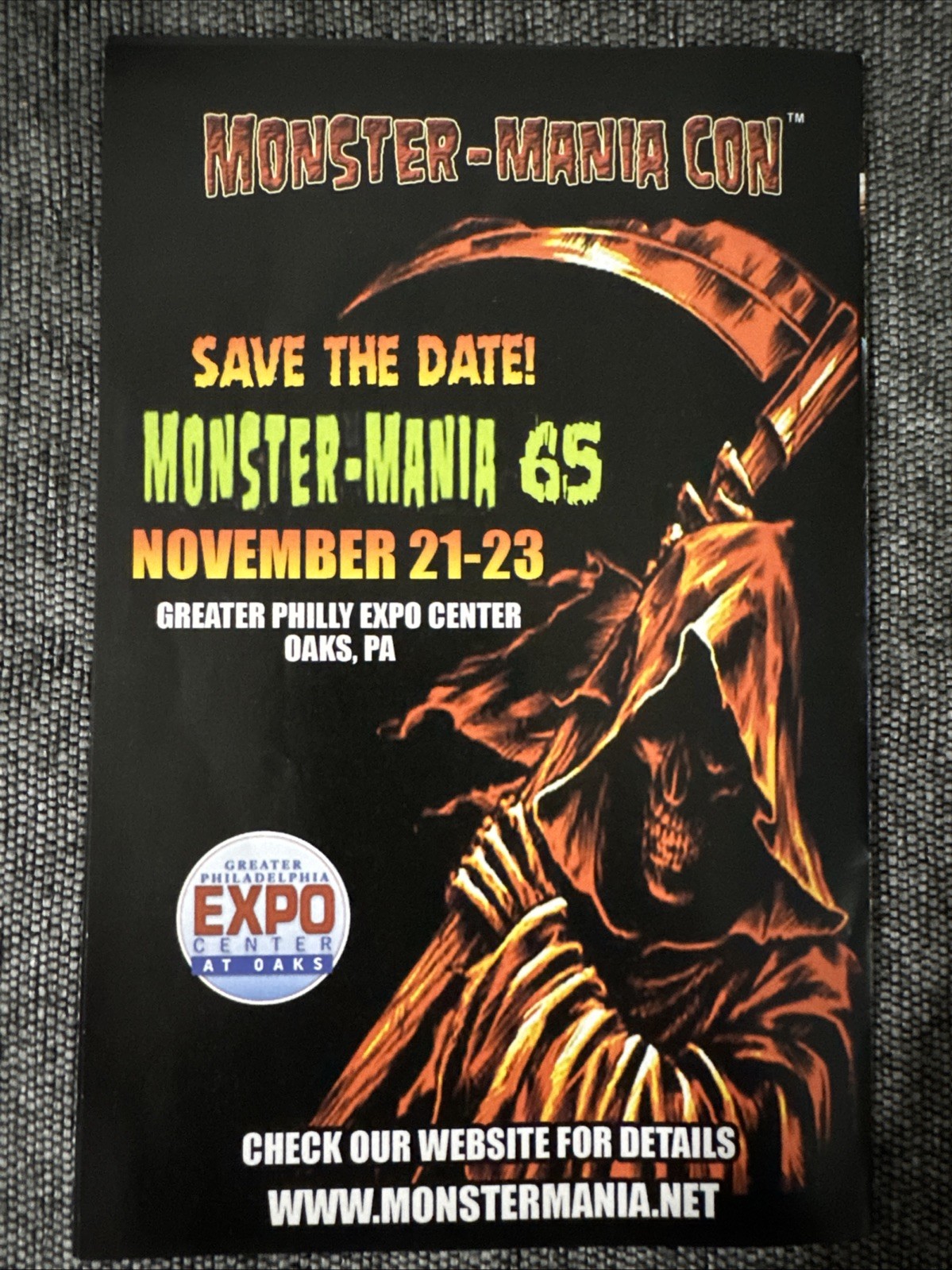 Monster Mania Con 64 Convention 2025 Program Jason Scream Stranger Things Horror