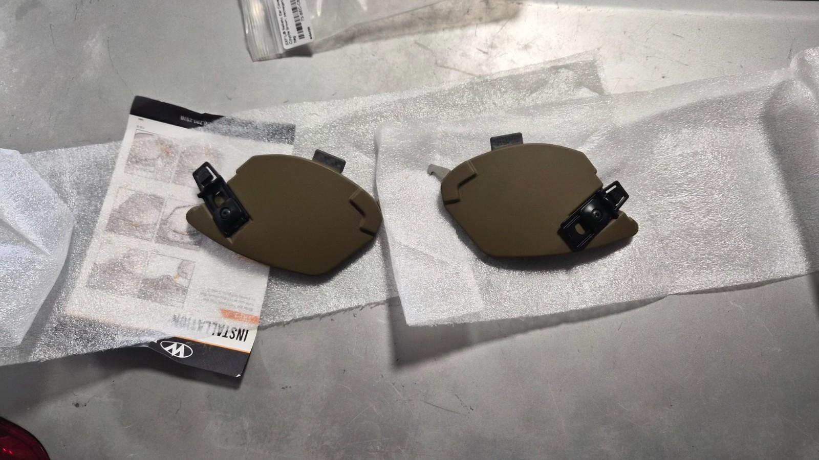 EXFIL Ballistic Ear Covers - Coyote Brown