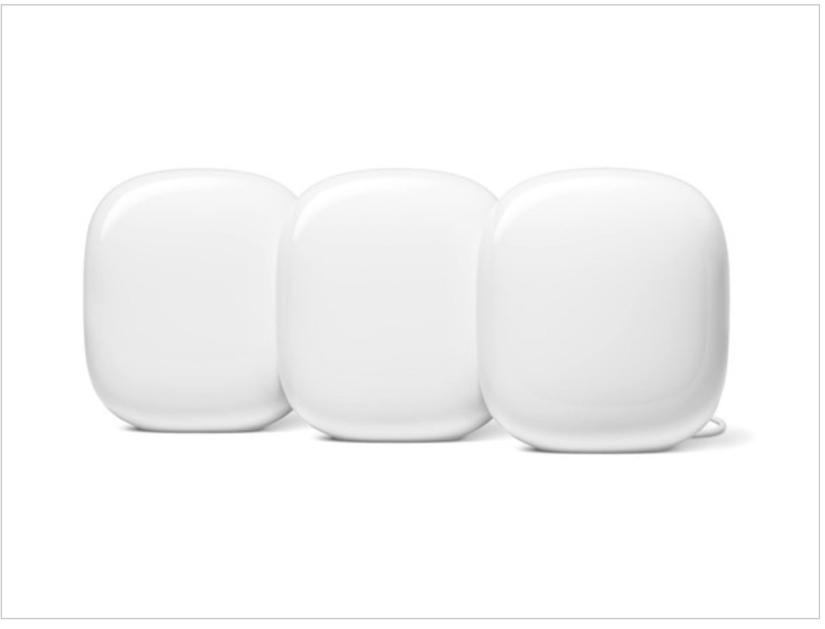 NEW Google Nest WiFi Pro 6E Wi-Fi 6E Tri-Band 7000 sqft Mesh WiFi 6E - 3 PACK